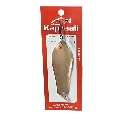 Kapraali spoonlure brass (13 g and 10 g) and copper (9 g and 8 g)