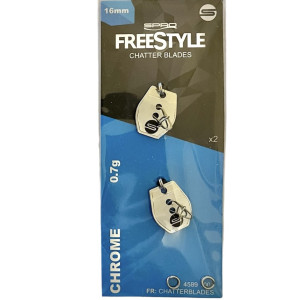 Köp Spro Freestyle Chatterblades - Chrome (2-pack) på Miekofishing.se!