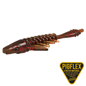 Köp Pigster Gecko 8,5cm 2,5g - Watermelon Red Flake (4-pack) på Miekofishing