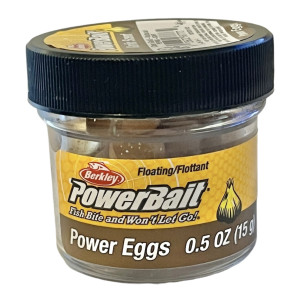 Köp PowerBait Power Eggs Garlic - Clear G/Natural på Miekofishing.se!