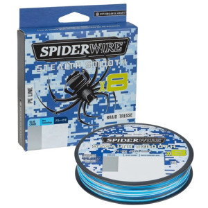 Köp SpiderWire 0,11mm Stealth Smooth 8 - Blue Camo på Miekofishing.se!