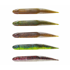 Köp Ned Dragon Tail Slug 10cm 5,5g - Clearwater Mix på Miekofishing.se