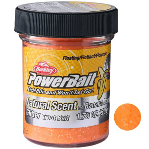 Köp Powerbait Natural Scent Glitter Banana - F Orange på Miekofishing!